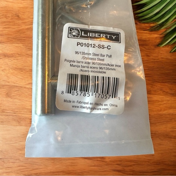 Franklin Brass | Liberty 10-Pack Steel Bar Pulls – 96mm (3-3/4”) Stainless Steel - Picture 5 of 11